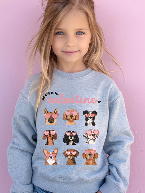 Dog Is My Valentine Pullover