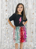 Girl Power Sequin Skirt - KIDS