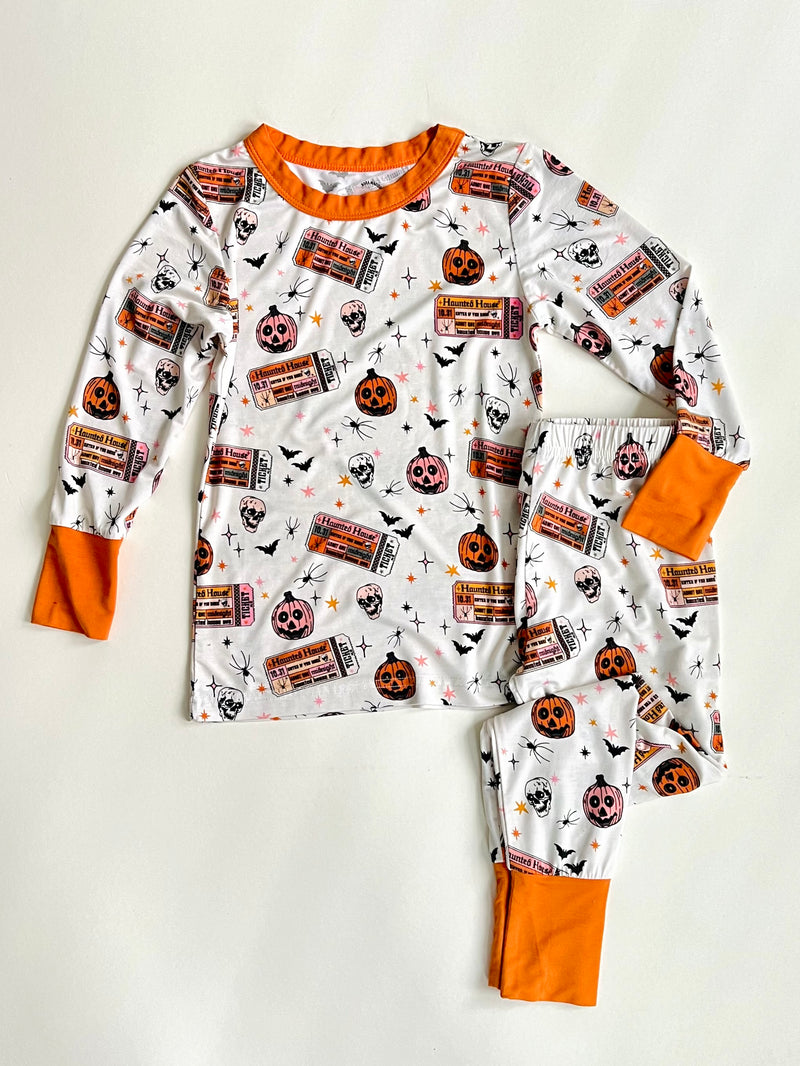 Bamboo Haunted House Admit One Pajamas