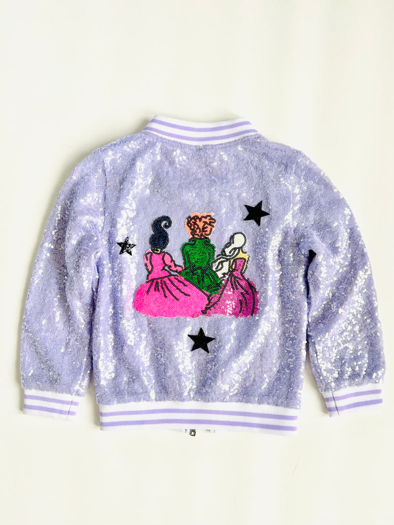 Hocus Pocus Sequin Zip Up